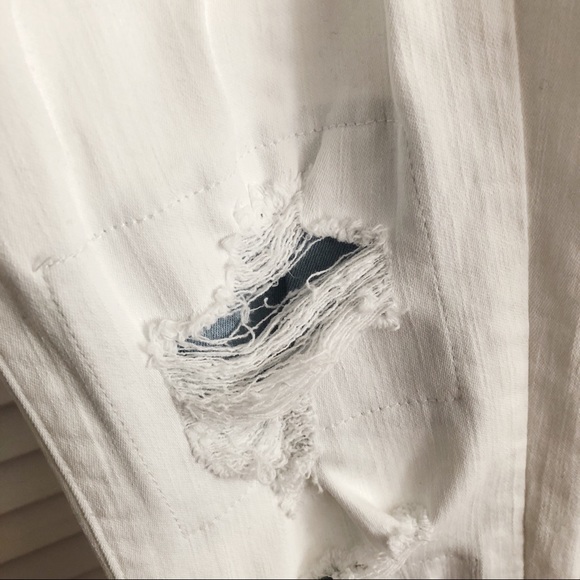 J Brand White Mid-Rise Chaos Jeans - Picture 5 of 7